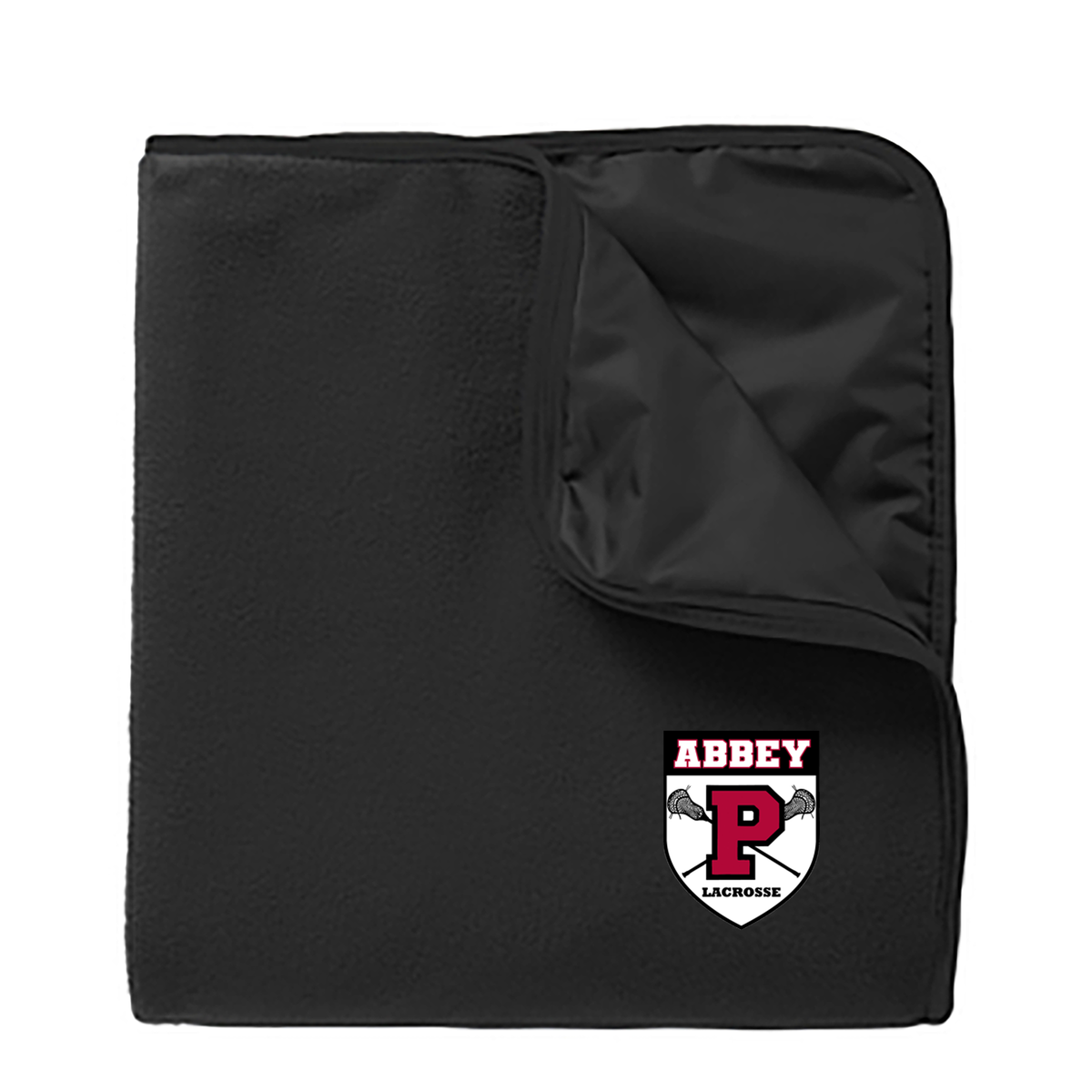Portsmouth Abbey Lacrosse Fleece & Poly Blanket