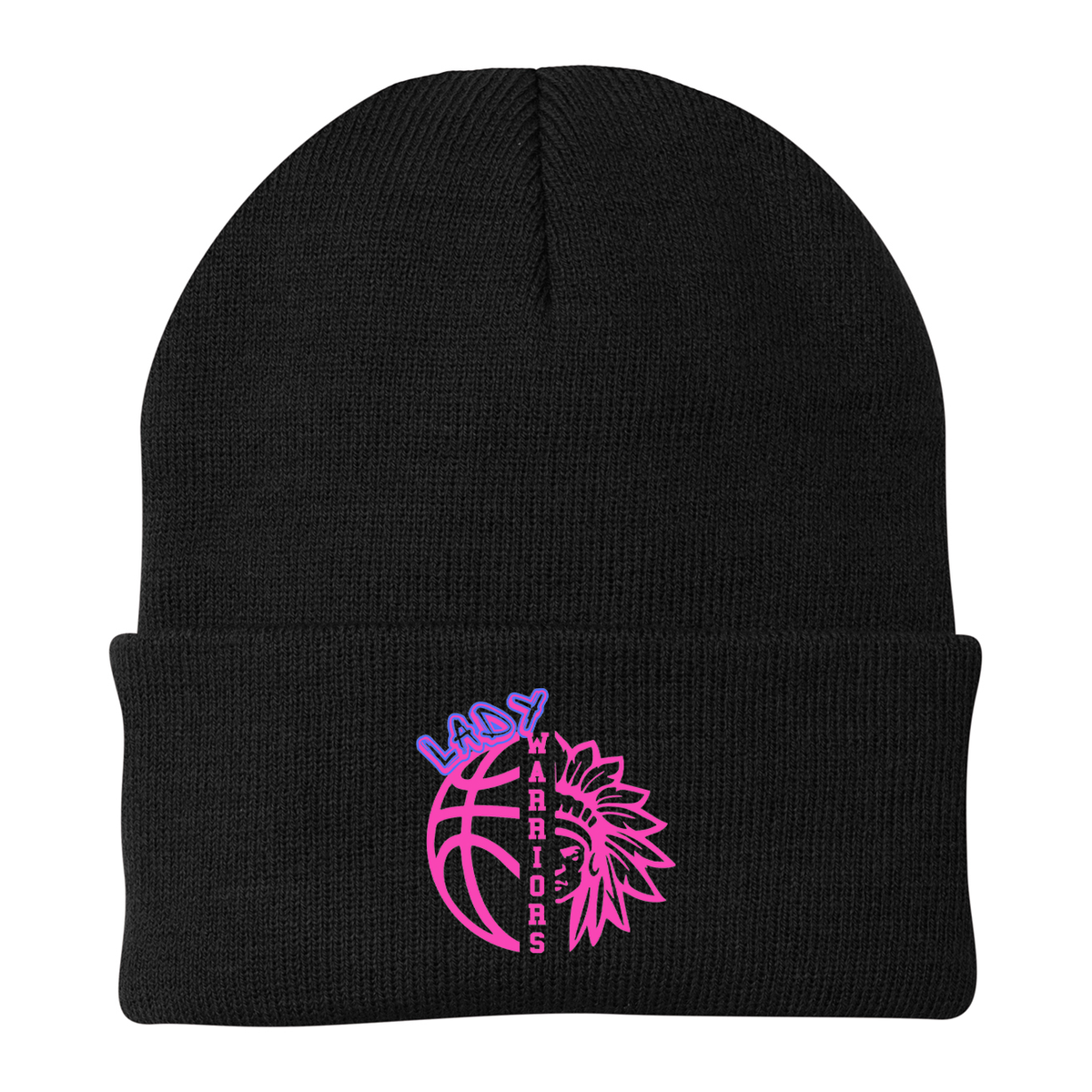 NMB Lady Warriors Basketball Knit Beanie