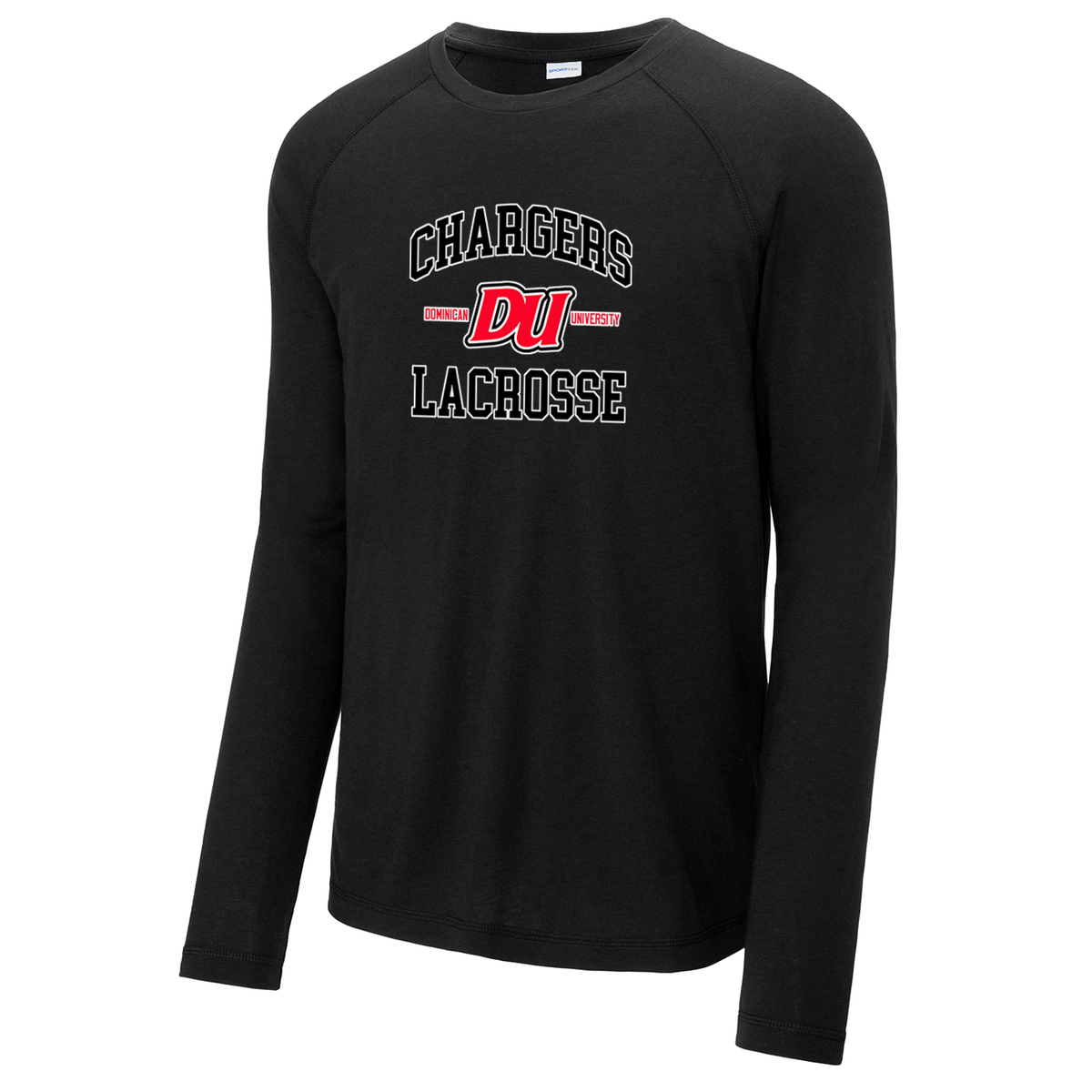 Dominican University Lacrosse Long Sleeve Raglan CottonTouch
