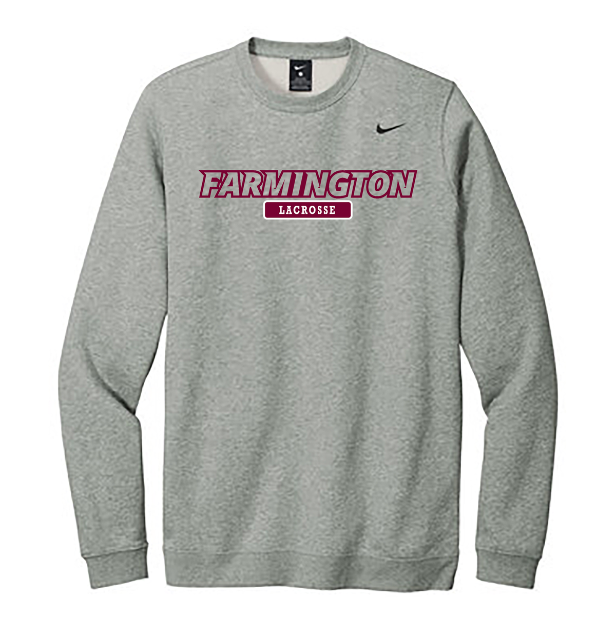 Farmington Lacrosse Nike Fleece Crew Neck