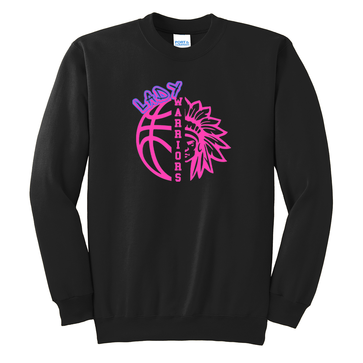 NMB Lady Warriors Basketball Crew Neck Sweater