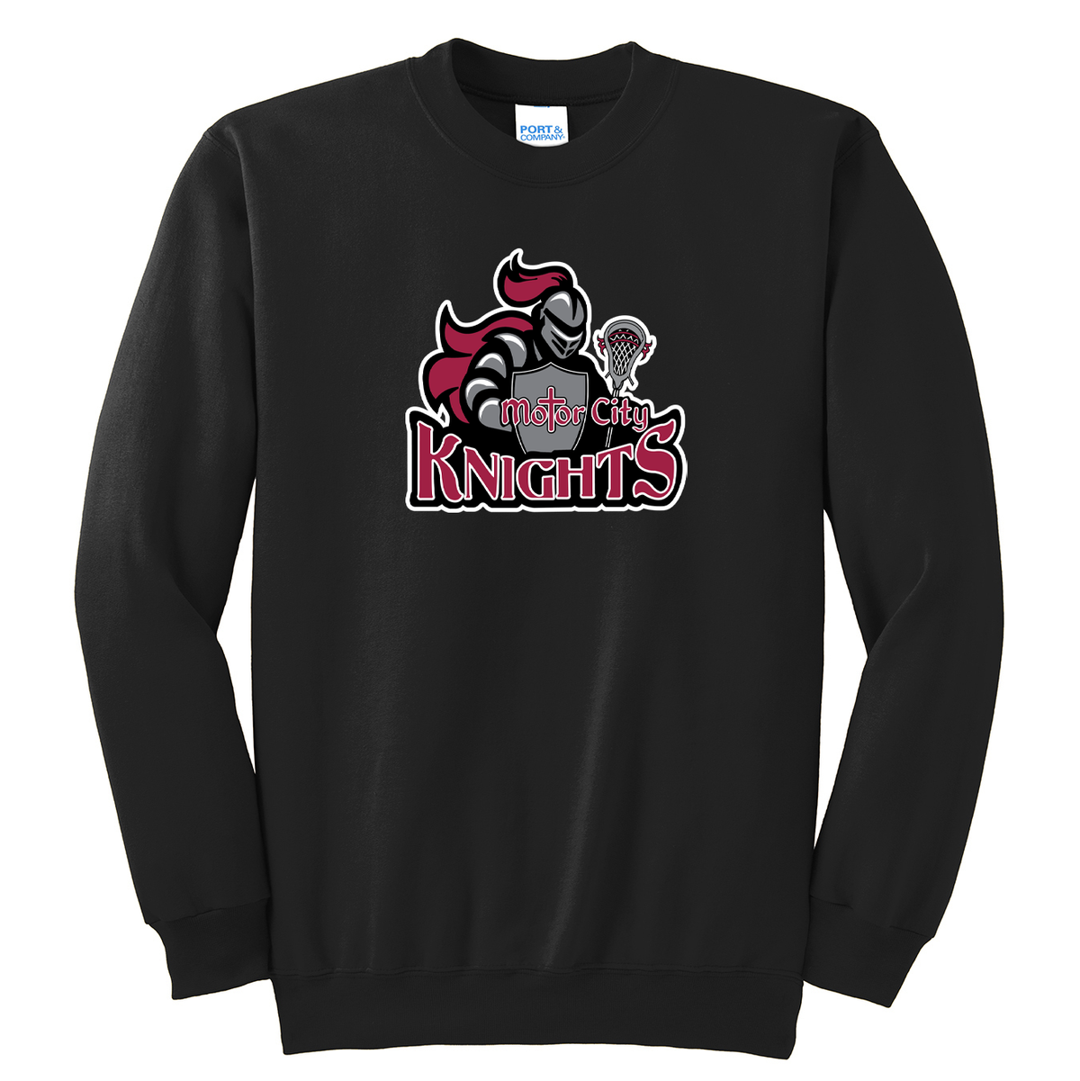 Motor City Knights Lacrosse Crew Neck Sweater