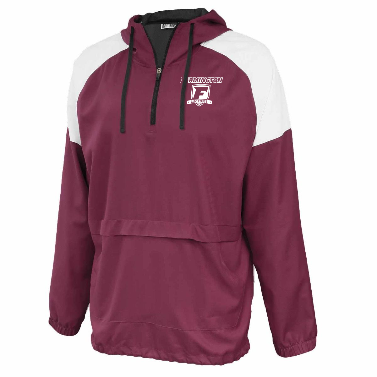 Farmington Lacrosse Anorak Hooded Quarterzip