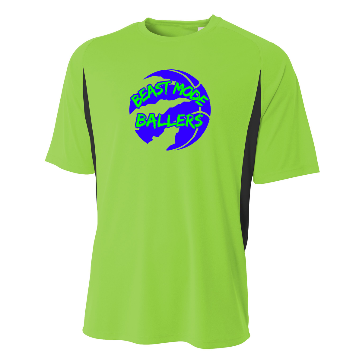 Beast Mode Ballers Color Blocked Cooling Performance T-Shirt