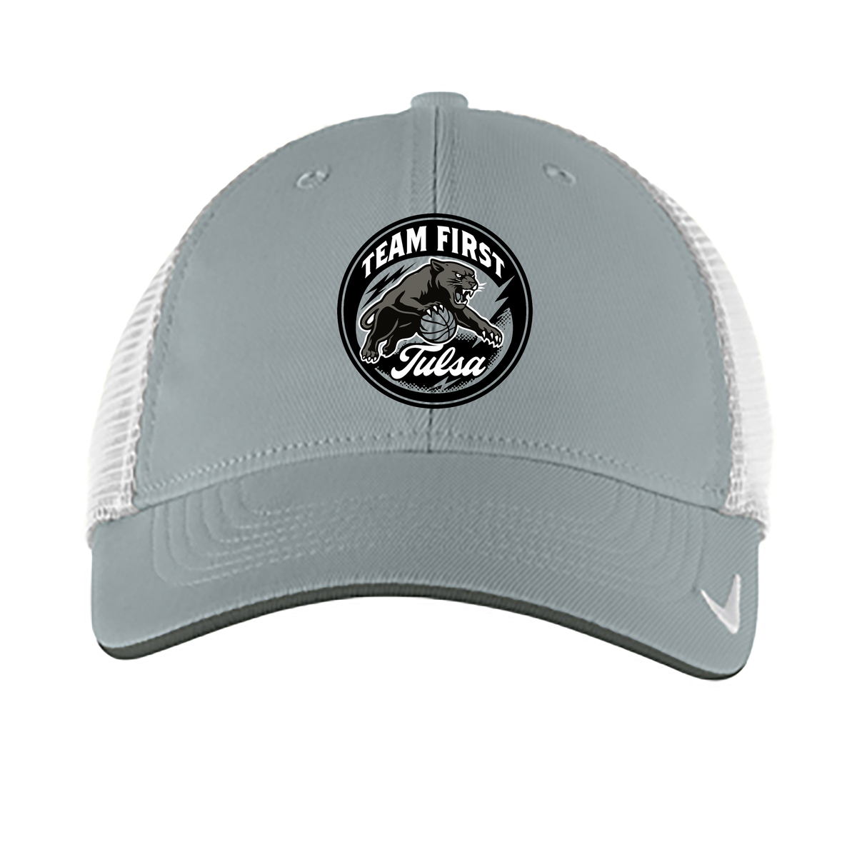 Team First Tulsa Nike Stretch-to-Fit Mesh Back Cap