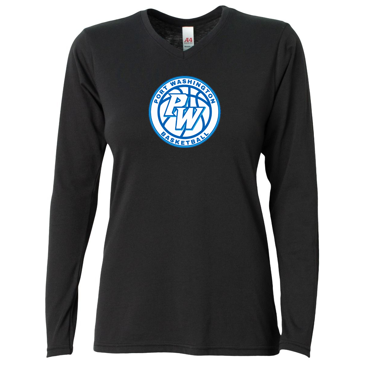 Port Washington Basketball Women's Softek Long Sleeve Tee