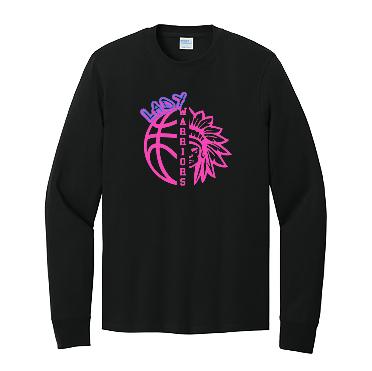 NMB Lady Warriors Basketball Cotton Long Sleeve Shirt