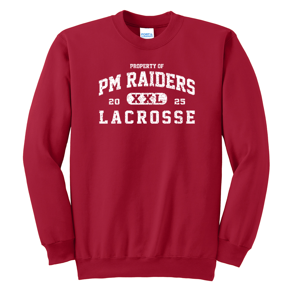 PM Raiders Lacrosse Crew Neck Sweater