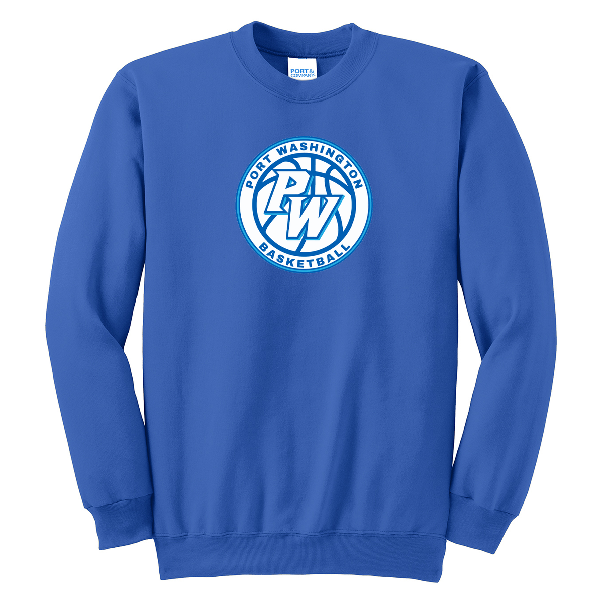 Port Washington Basketball Crew Neck Sweater