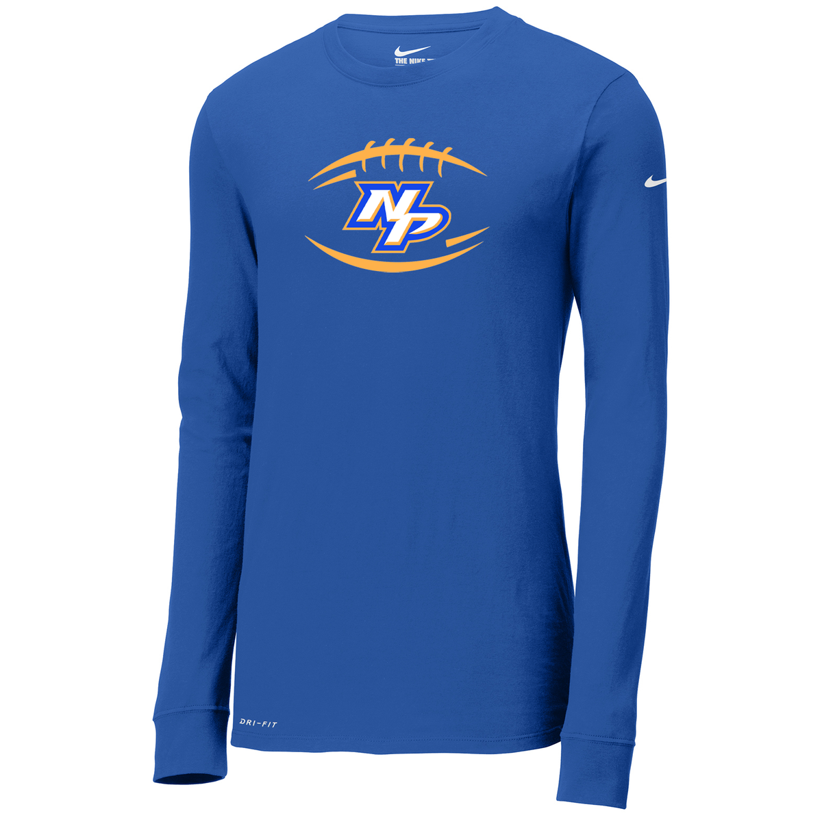 North Providence Jets Football Nike Dri-FIT Long Sleeve Tee