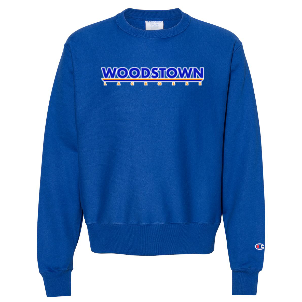 Woodstown HS Boys Lacrosse Champion ReverseWeave Crewneck Sweatshirt