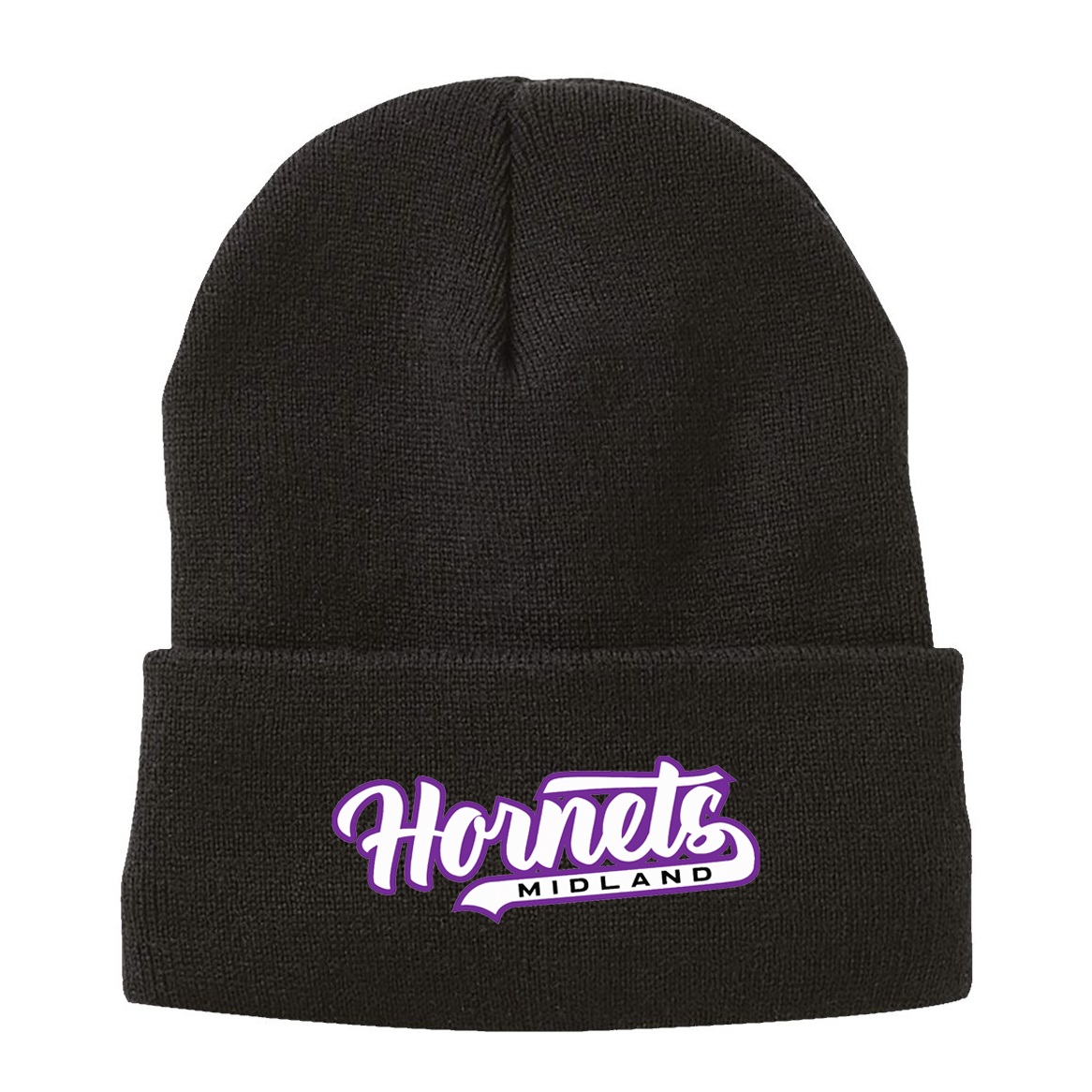 Midland Hornets Fleece Lined 12" Cuffed Beanie