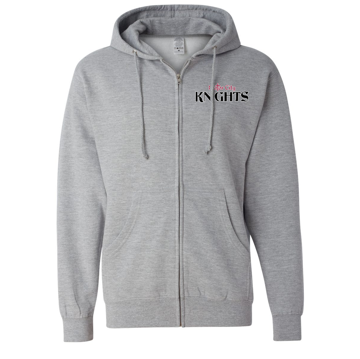 Motor City Knights Lacrosse Full Zip Hoodie