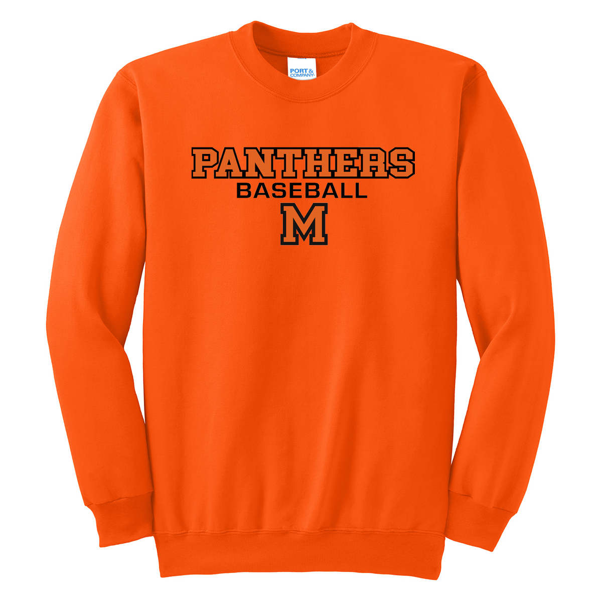 Marlboro HS Baseball Crew Neck Sweater