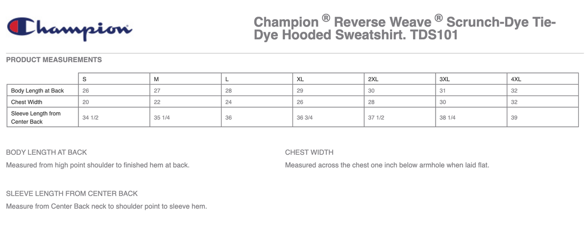 Motor City Knights Lacrosse Champion Reverse Weave Scrunch-Dye Tie-Dye Hooded Sweatshirt