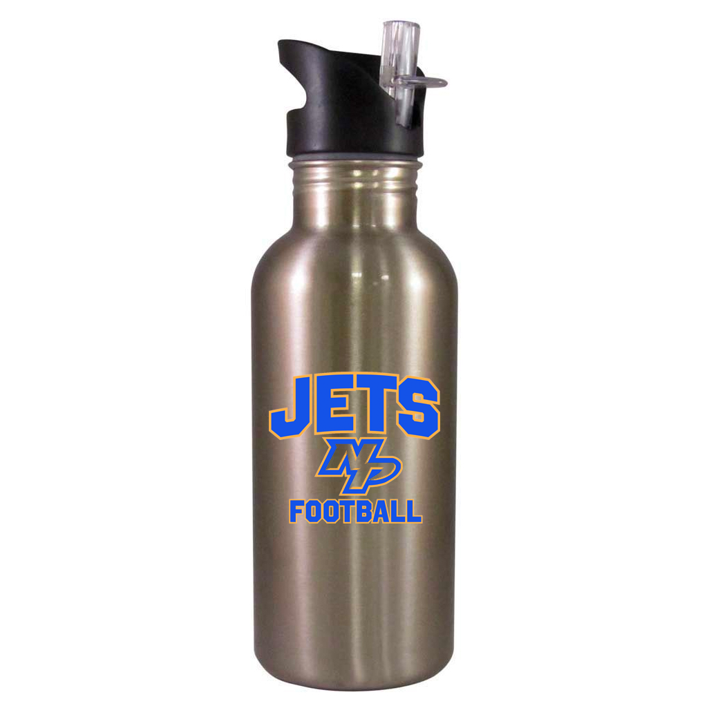 North Providence Jets Football Team Water Bottle