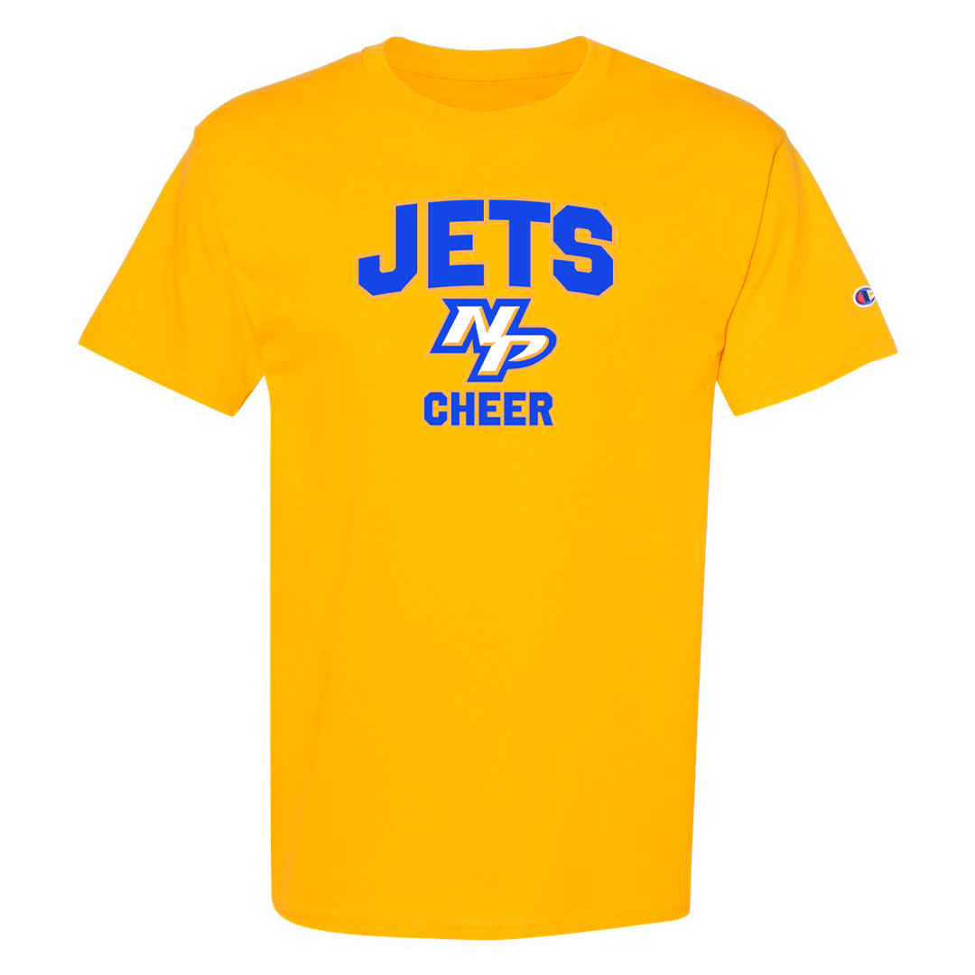 North Providence Jets Cheerleading Champion Short Sleeve T-Shirt