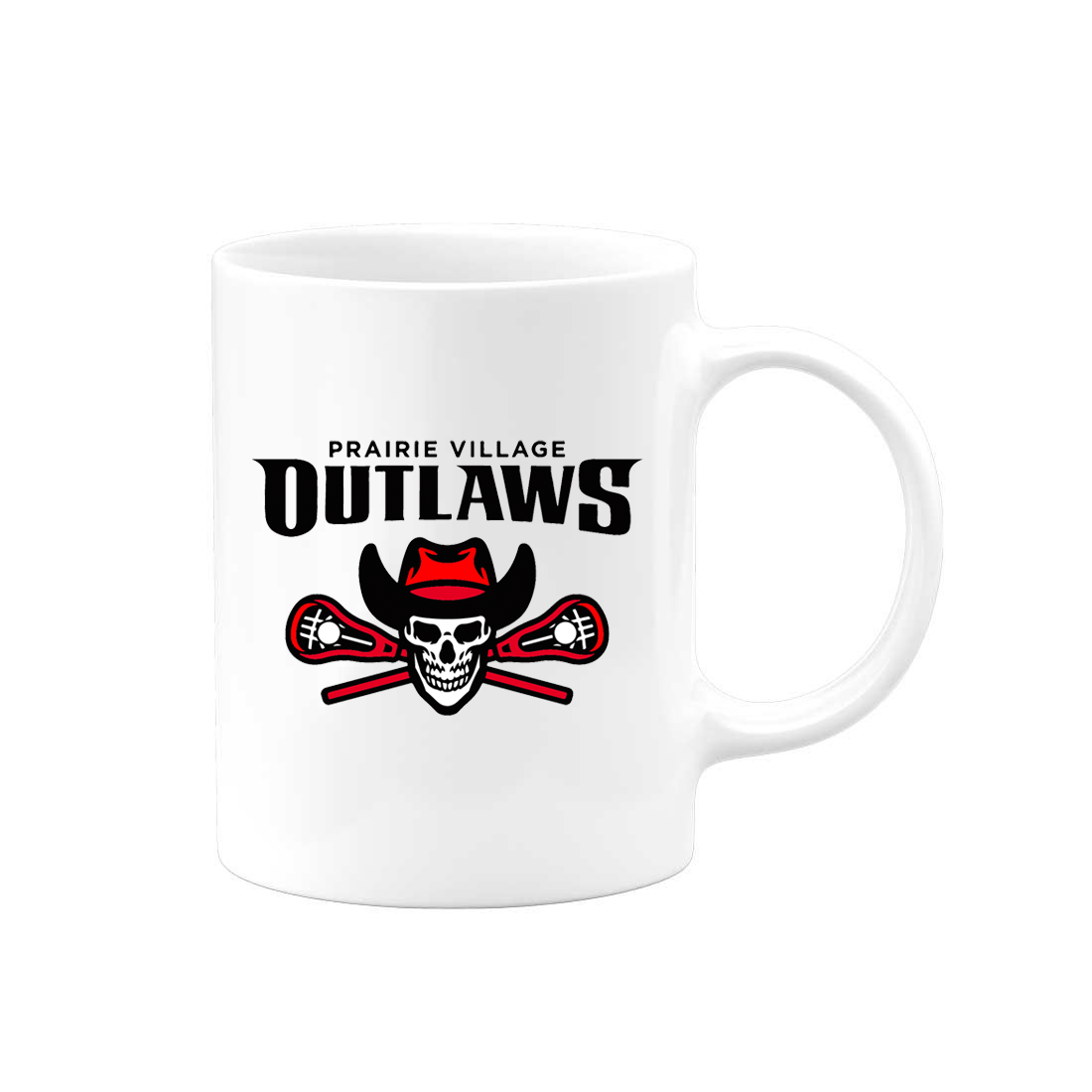 Prairie Village Outlaws Lacrosse Team Mug