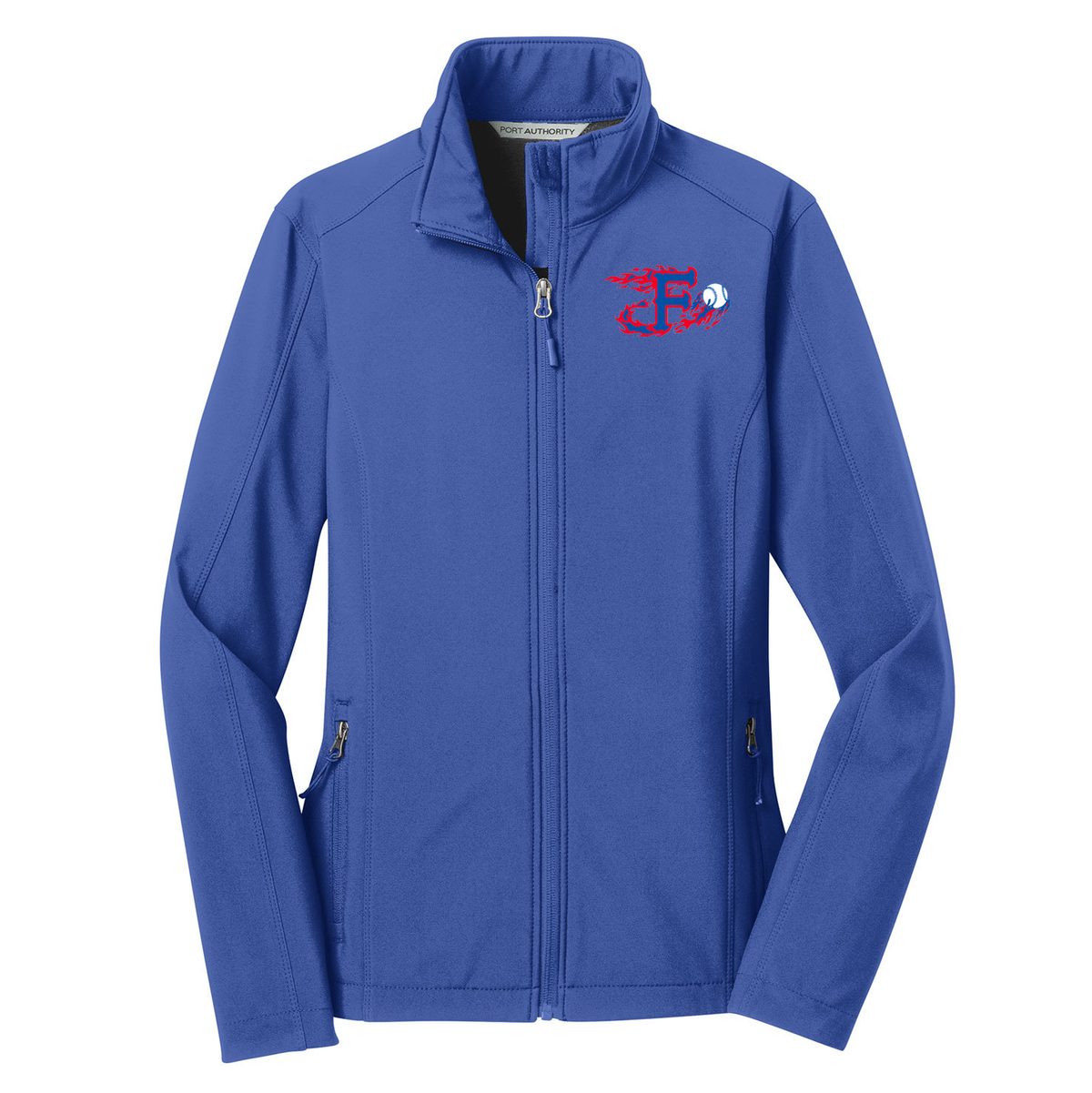 Farming Flames Baseball Club Women's Soft Shell Jacket