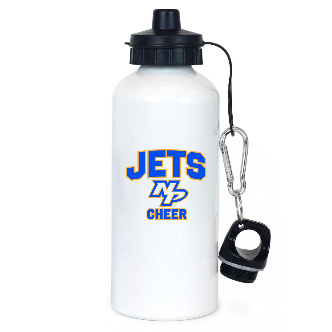 North Providence Jets Cheerleading Team Water Bottle