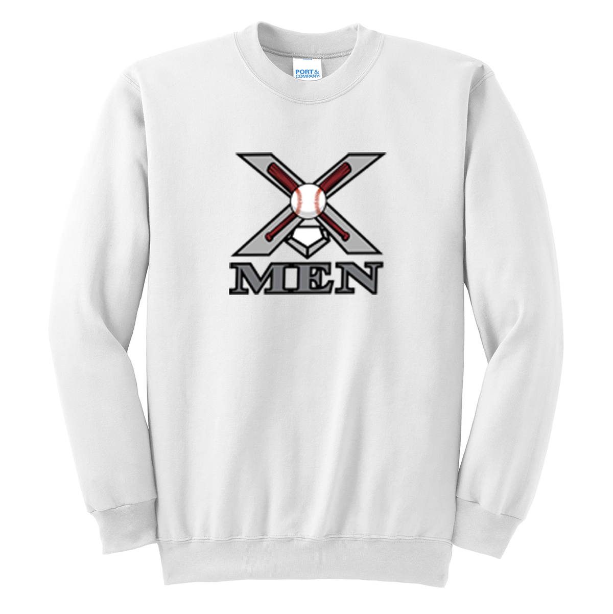 X Men Baseball Crew Neck Sweater
