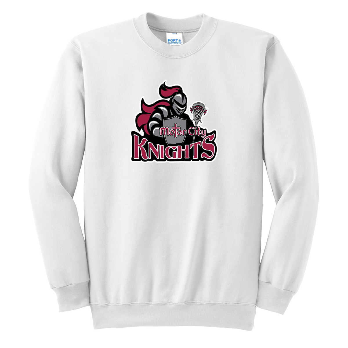 Motor City Knights Lacrosse Crew Neck Sweater