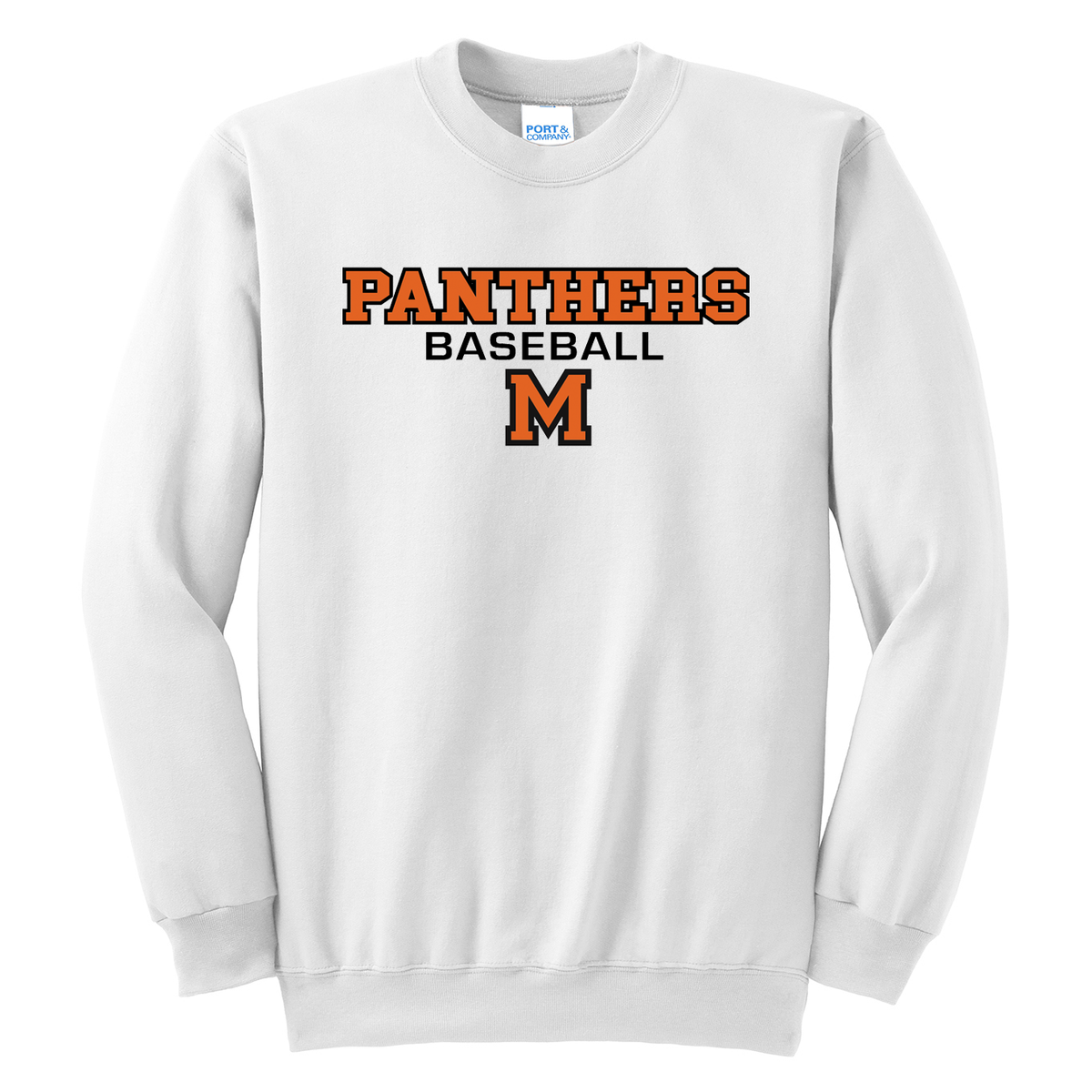 Marlboro HS Baseball Crew Neck Sweater