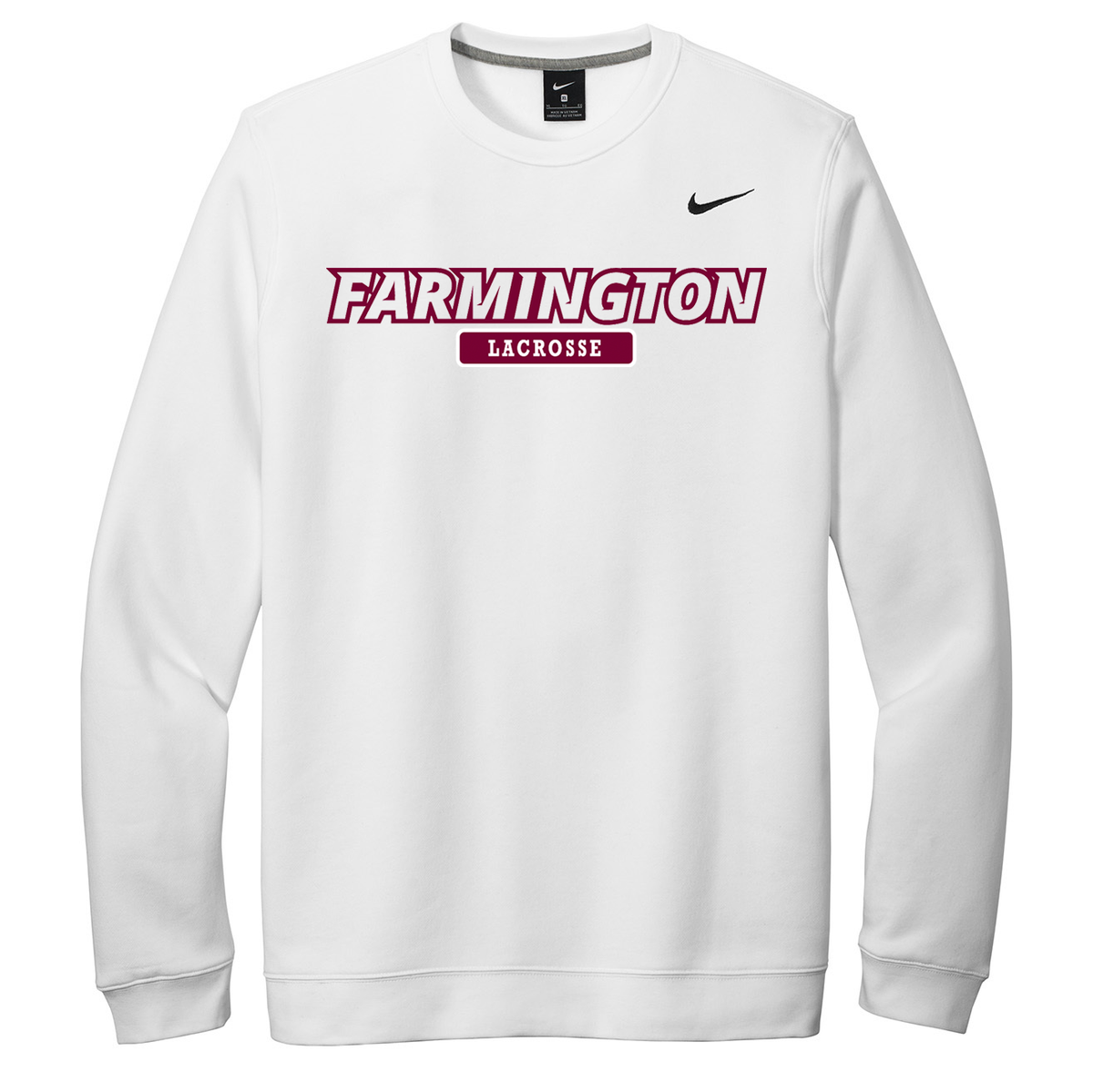 Farmington Lacrosse Nike Fleece Crew Neck