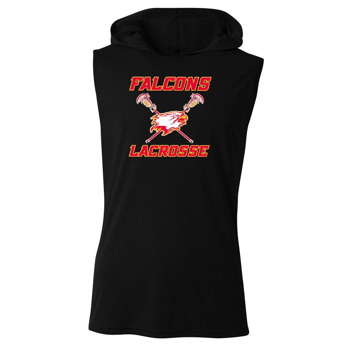 Falcons Lacrosse Club A4 Performance Sleeveless Hoodie