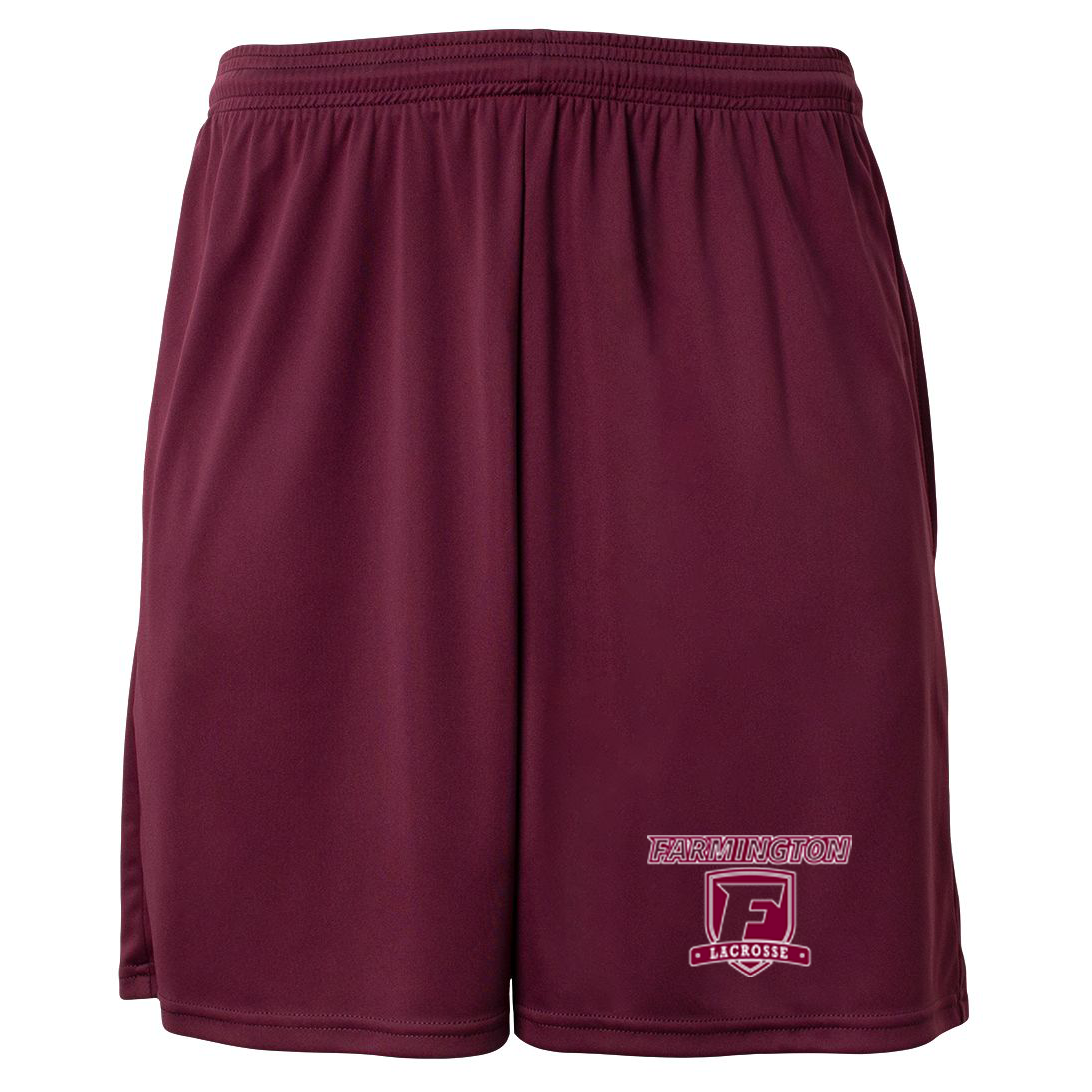Farmington Lacrosse Cooling 7" Performance Shorts with Pockets