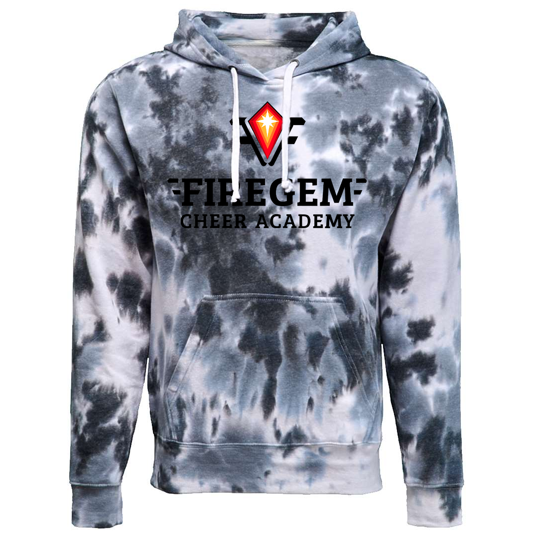 Firegem Cheer Academy Tie-Dye Fleece Hoodie
