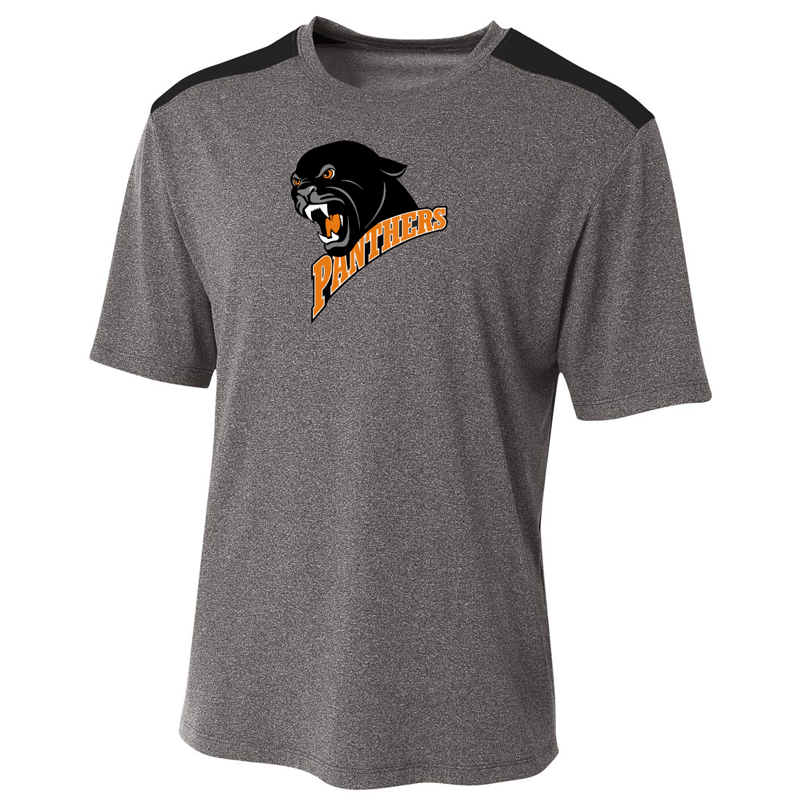 Knob Noster Youth Wrestling A4 Tourney Heather S/S Colorblock