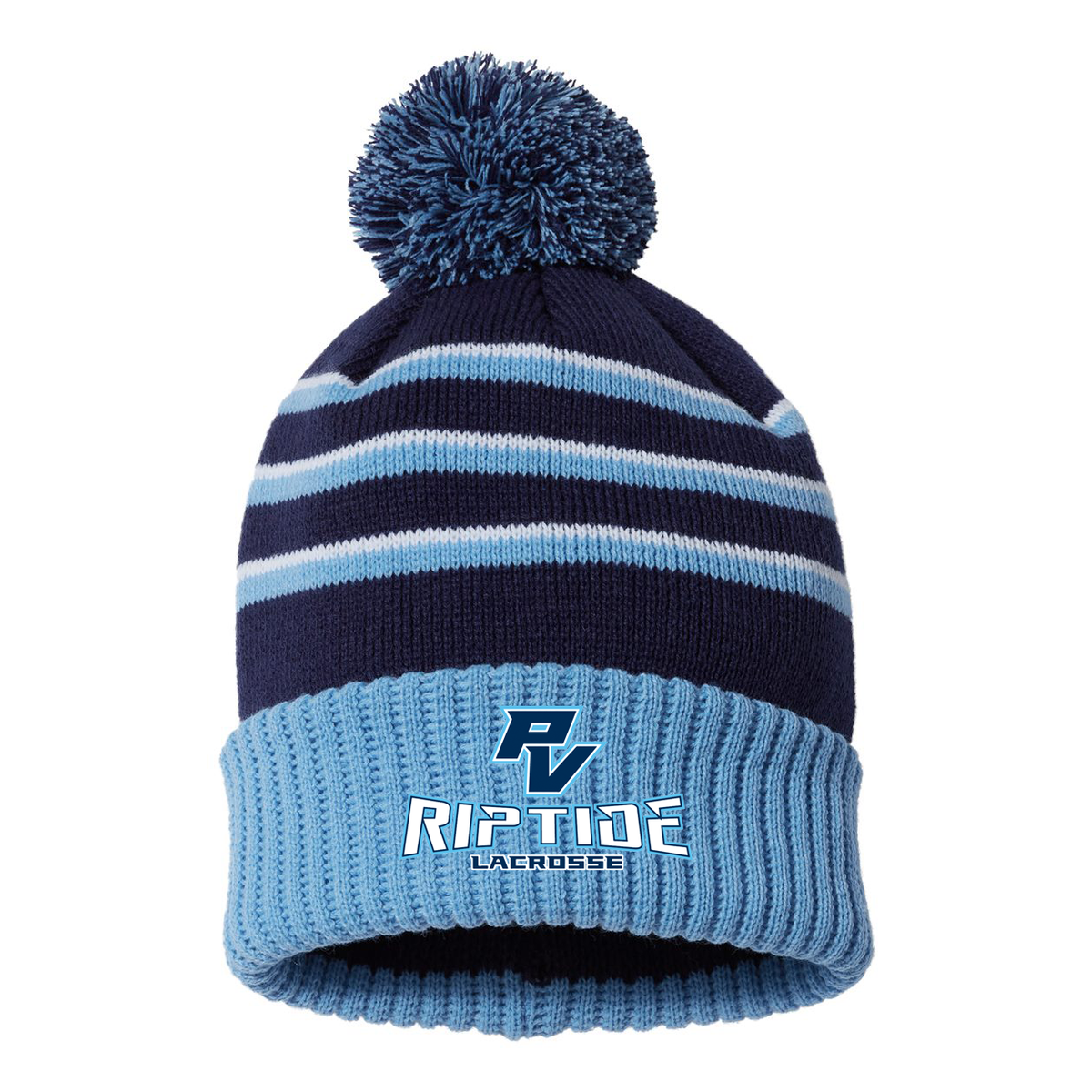 Ponte Vedra Riptide Lacrosse Richardson Striped Beanie W/ Cuff