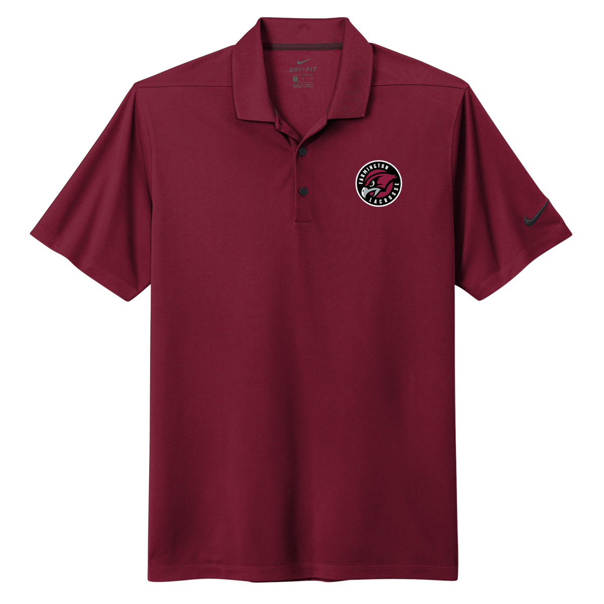 Farmington Lacrosse Nike Dri-FIT Micro Pique 2.0 Polo