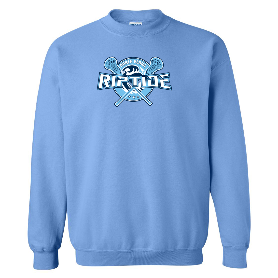 Ponte Vedra Riptide Lacrosse Gildan Heavy Blend Crewneck