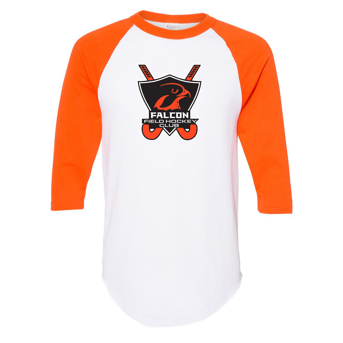 Falcon Field Hockey Club Three-Quarter Raglan Sleeve Tee