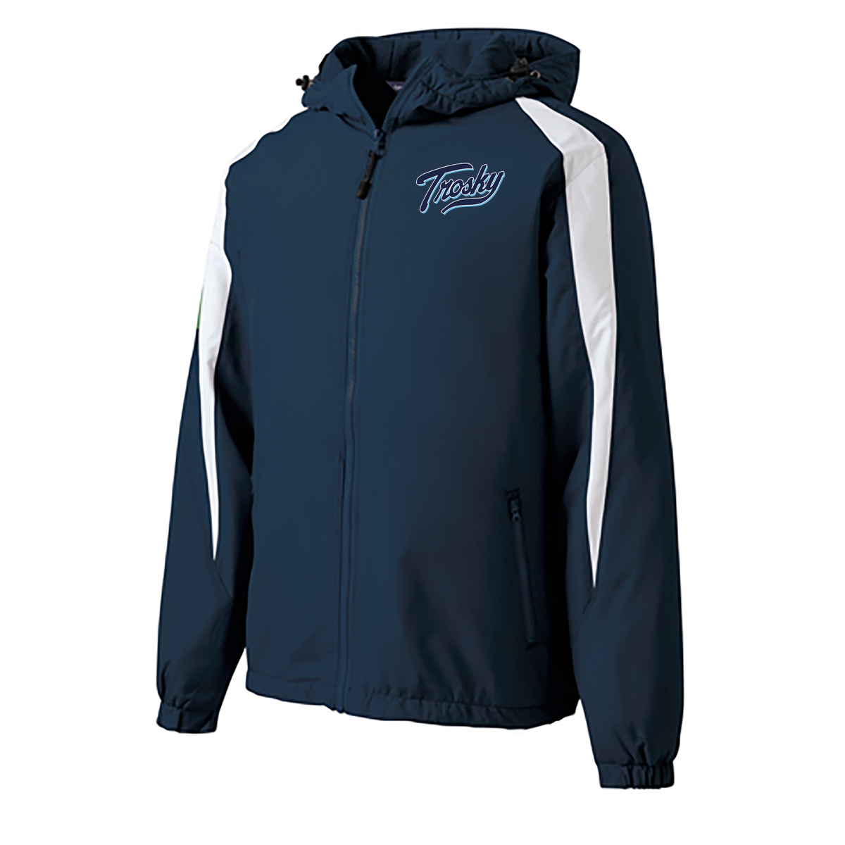 Trosky Baseball Fleece-Lined Colorblock Jacket