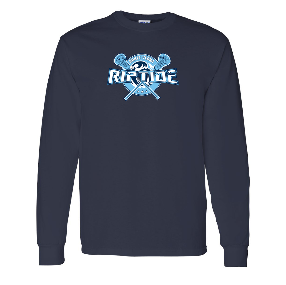 Ponte Vedra Riptide Lacrosse Gildan Ultra Cotton Long Sleeve Shirt