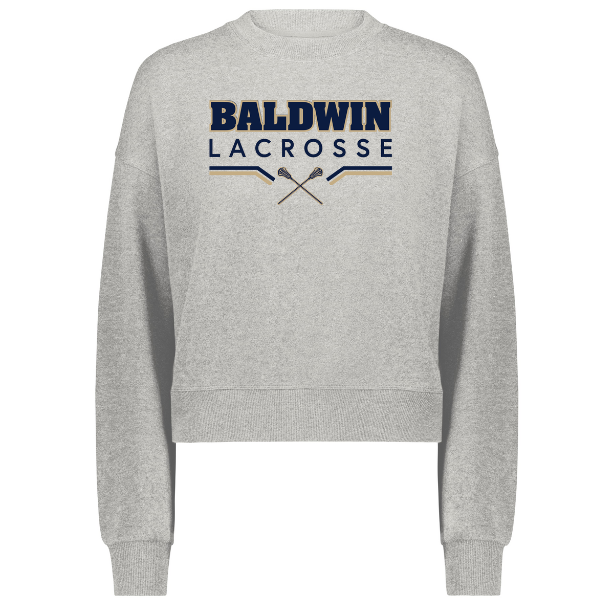 Baldwin HS Girls Lacrosse Ladies Slouchy Crew