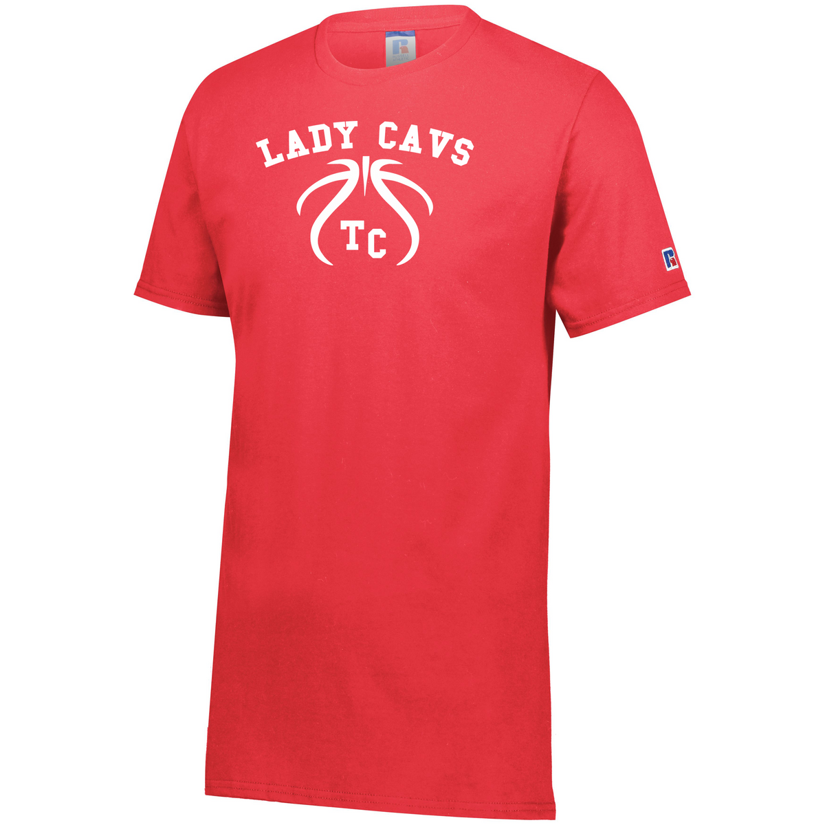 Lady Cavs Basketball Russell Classic Cotton Tee