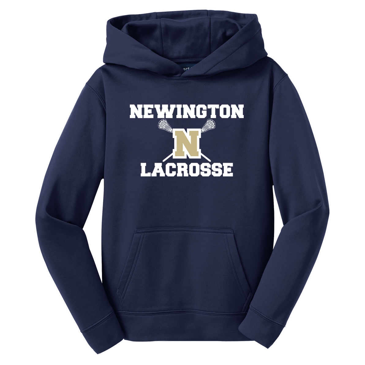 Newington Youth Lacrosse Performance Fleece Hooded Sweatshirt
