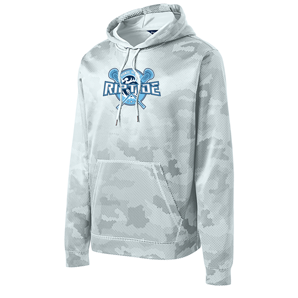 Ponte Vedra Riptide Lacrosse CamoHex Hoodie