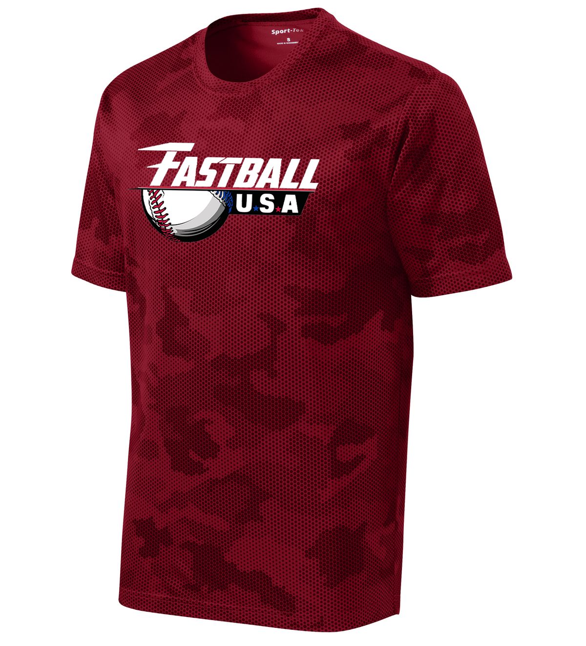 Fastball USA Academy Baseball CamoHex Tee