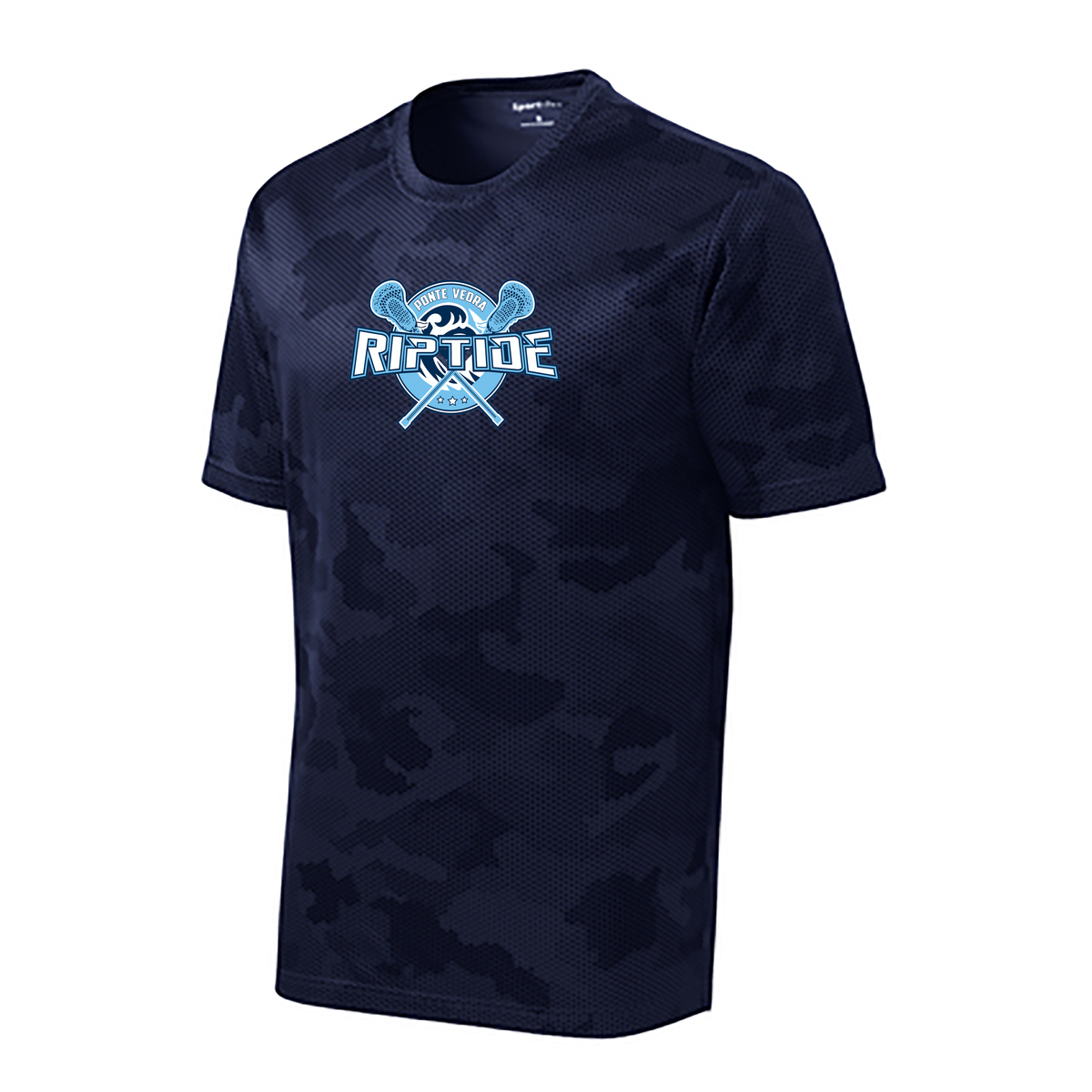 Ponte Vedra Riptide Lacrosse CamoHex Tee