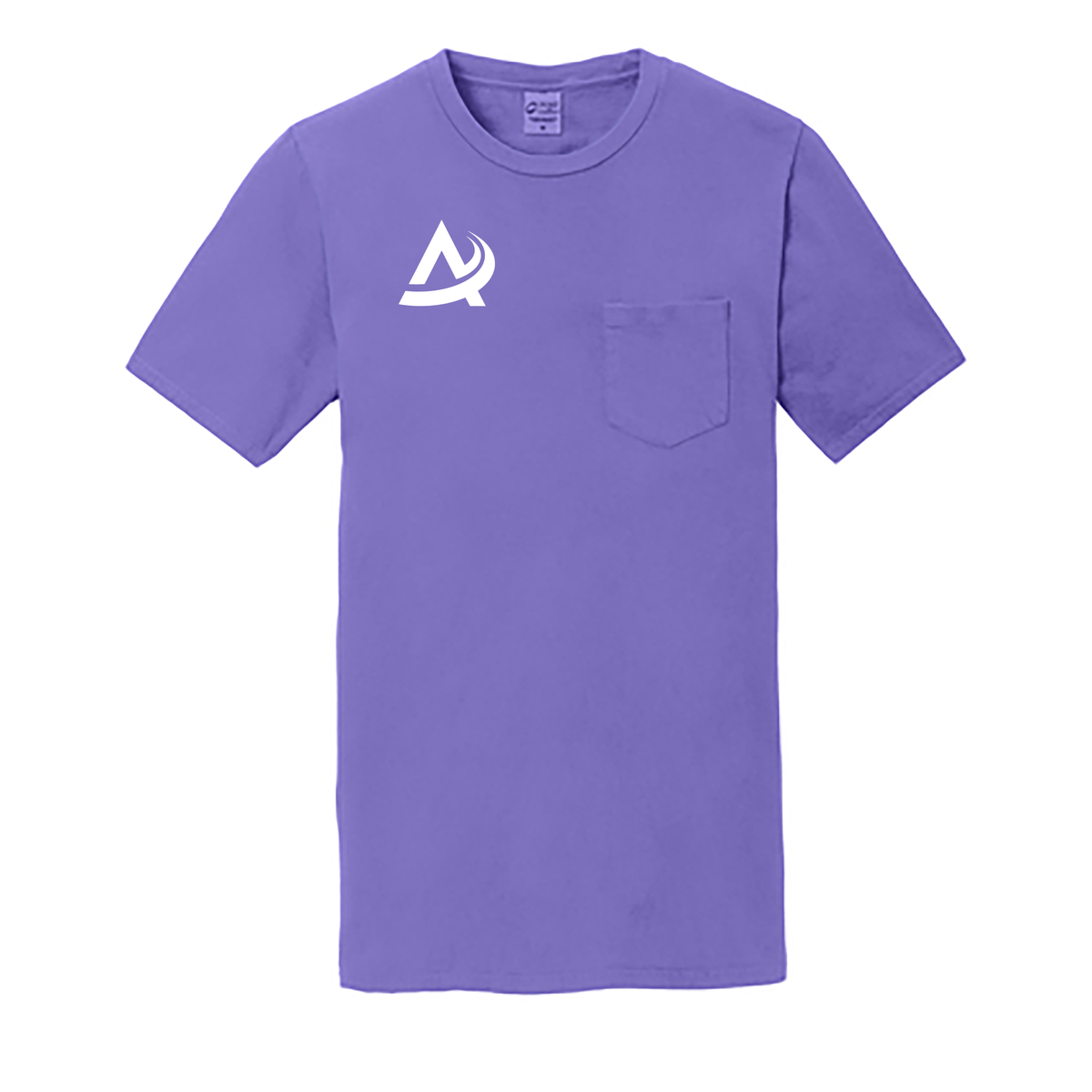 AllenSports Beach Wash® Garment-Dyed Pocket Tee