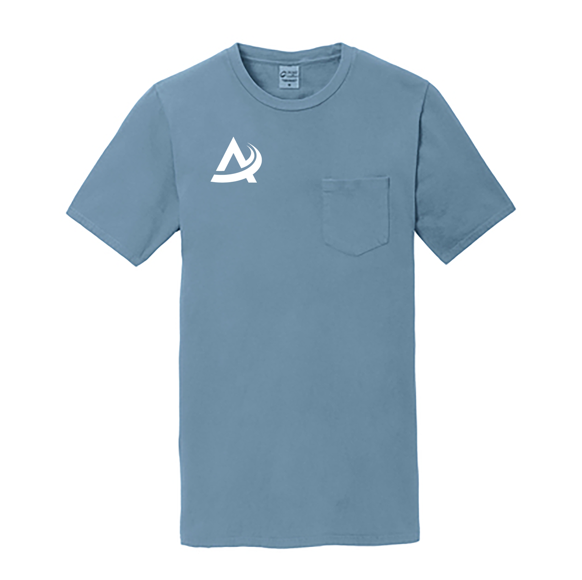 AllenSports Beach Wash® Garment-Dyed Pocket Tee