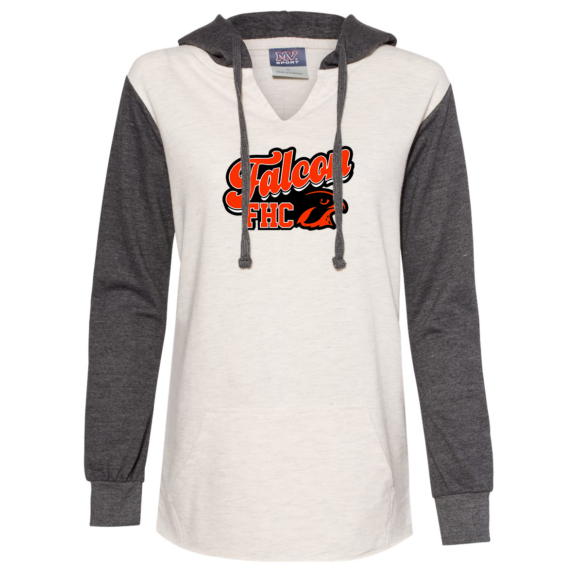 Falcons Field Hockey Club Women’s Hooded Pullover with Colorblocked Sleeves