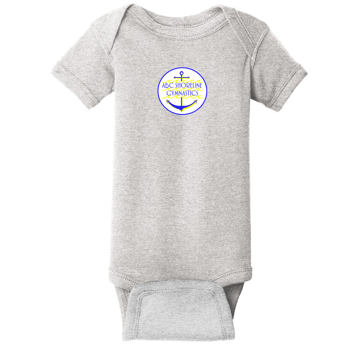 ABC Shoreline Gymnastics Infant Baby Rib Bodysuit