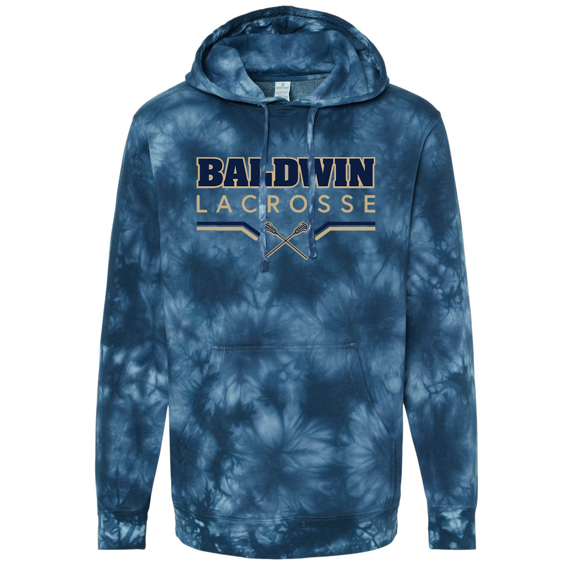 Baldwin HS Girls Lacrosse Independent Trading Co. Pigment-Dyed Hooded Sweatshirt