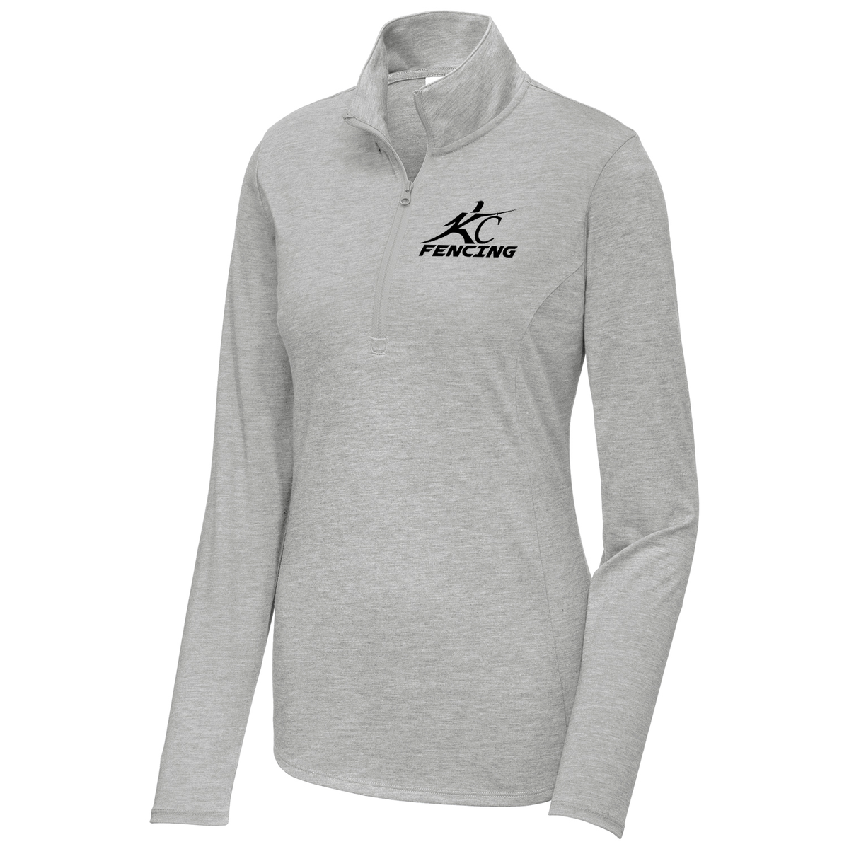 Kansas City Fencing Center Women's Tri-Blend Quarter Zip